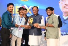 छत्तीसगढ़ नेक्स्ट यूथ कॉन्क्लेव में युवाओं को संबोधित करते मुख्यमंत्री विष्णुदेव साय