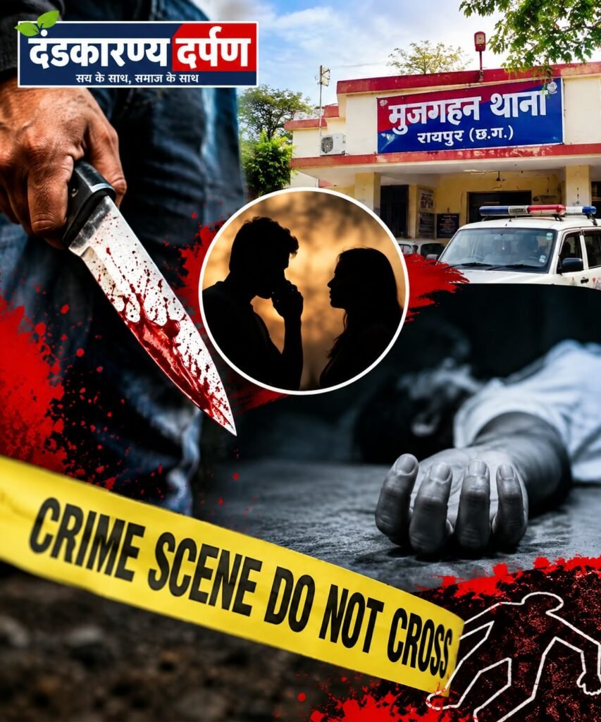 रायपुर के दतरेंगा में युवक पर चाकू से हमला