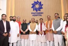 रायपुर के देवपुरी में प्रथमेश सुपर स्पेशलिटी हॉस्पिटल के शुभारंभ कार्यक्रम में मुख्यमंत्री विष्णु देव साय