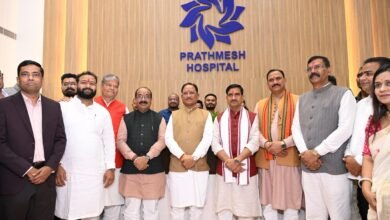 रायपुर के देवपुरी में प्रथमेश सुपर स्पेशलिटी हॉस्पिटल के शुभारंभ कार्यक्रम में मुख्यमंत्री विष्णु देव साय