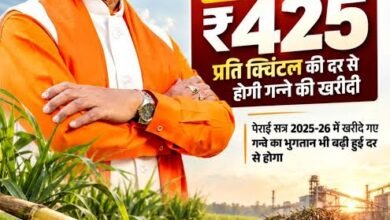 छत्तीसगढ़ में गन्ना किसानों के लिए 425 रुपये प्रति क्विंटल खरीदी दर