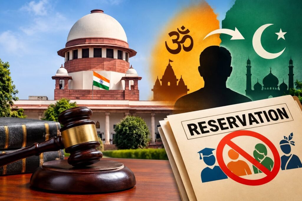 धर्म परिवर्तन और आरक्षण मामले में सुप्रीम कोर्ट का फैसला