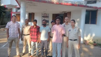नारायणपुर में जुआ कार्रवाई से संबंधित जब्त सामग्री