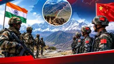 अरुणाचल प्रदेश के ताकसिंग क्षेत्र का हिमालयी सीमावर्ती भूभाग